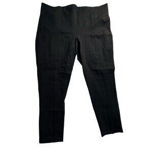 Nygard Slims Womens 3X Ankle Pants Black Stretch Career Plus Size